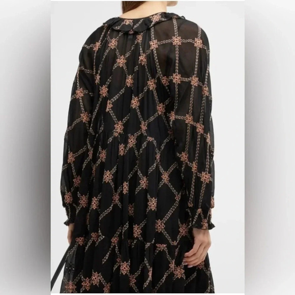 🆕 Johnny Was Jackie Mini Dress Black Small - Picture 6 of 15